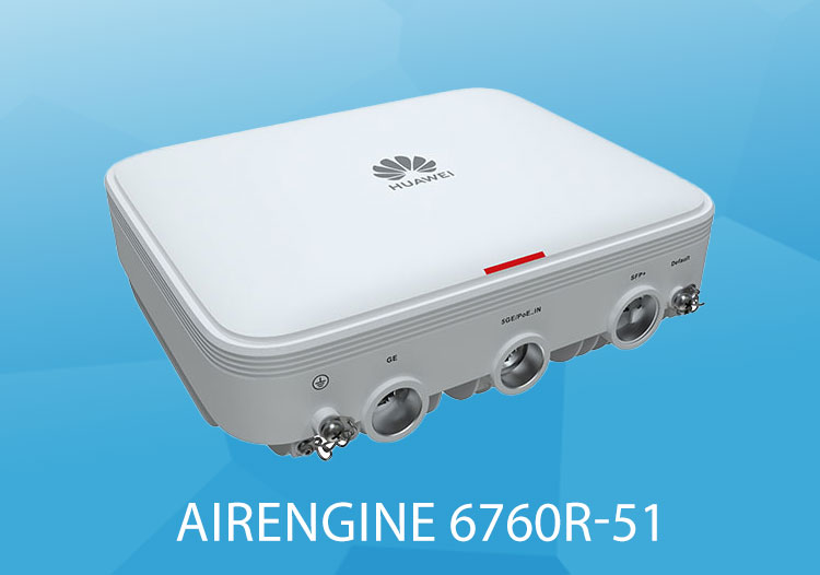 华为 airengine 6760r-51企业无线接入点ap 11ax室外型 4x4双频 内置全向智能天线 防水防尘防雷