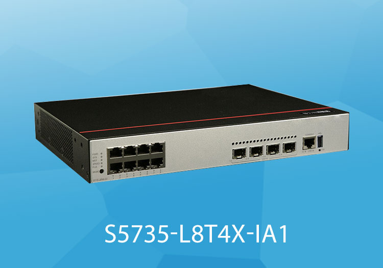 华为 s5735-l8t4x-ia1 企业级数通智选交换机 8个以太网端口 4个万兆sfp 