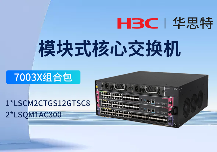 h3c s7003x交换机套包 交换路由引擎模块 16端口千兆电接口(rj45) 12端口万兆光接口(sfp ,lc)(sc)
